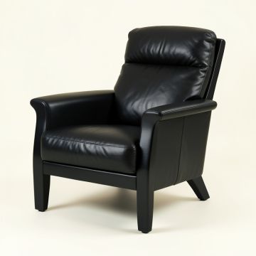 Firmin 30.3 '' Wide Top Grain Leather Lounge Chair (synthetic illustration; no displayed measurements)