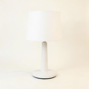 Fayzan 23 '' White Table Lamp (synthetic illustration; no displayed measurements)
