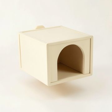 Briar Brook Wall-Mounted Cat Perch - Cream (synthetic illustration; no displayed measurements)