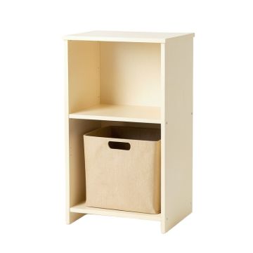 Ash Crossing Freestanding Pull-Out Hamper Cabinet - Cream