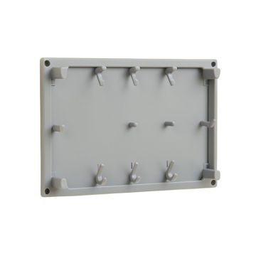 Cedar Dale Empty Wall-Mounted Tool Organizer Panel - Gray