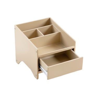 Meadow Bend Empty Coffee-Station Organizer - Beige (synthetic illustration; no displayed measurements)