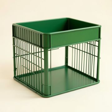 Cove Bend Empty Furniture-Style Pet Crate - Green (synthetic illustration; no displayed measurements)