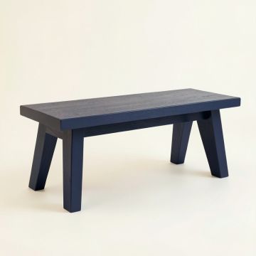 Clay Bluff Indoor Bench - Navy (synthetic illustration; no displayed measurements)