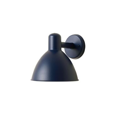 Pine Bridge Wall Sconce Mounted On A Plain Wall - Navy