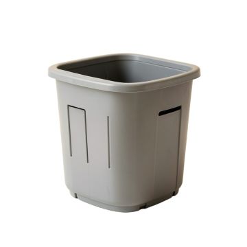 Slate Branch Closed Garden Compost Bin - Gray