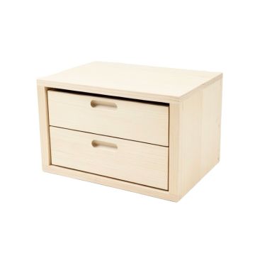 Moss Branch Small-Parts Storage Drawer Cabinet - Ivory