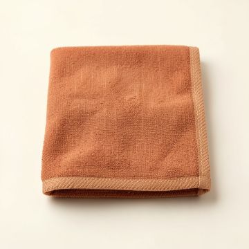 Vale Brook Bath Towel - Terracotta (synthetic illustration; no displayed measurements)