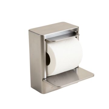 Stainless Steel Toilet Paper Holder With Phone Shelf