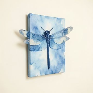 Karnig Dragonfly Watercolor Wall Décor (synthetic illustration; no displayed measurements)