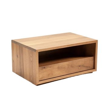 Egbert Solid Wood Coffee Table With Storage