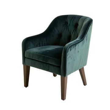 Guntram Tufted Velvet Upholstered Side Chair