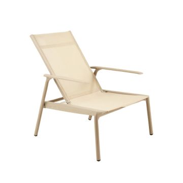 Linden Bridge Outdoor Lounge Chair - Beige