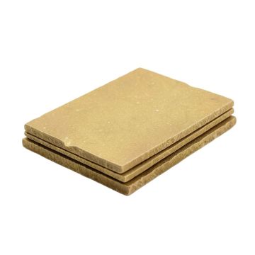 Gold Rush 6 '' X 24 '' Slate Stacked Stone Tile