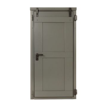 Wheel Sliding Standard Single Track Barn Door Hardware Kit