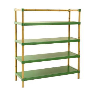 Linden Brook Empty Seed-Starting Shelving Unit Without Lights - Green (synthetic illustration; no displayed measurements)