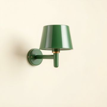 Cedar Arc Wall Sconce Mounted On A Plain Wall (synthetic illustration; no displayed measurements)