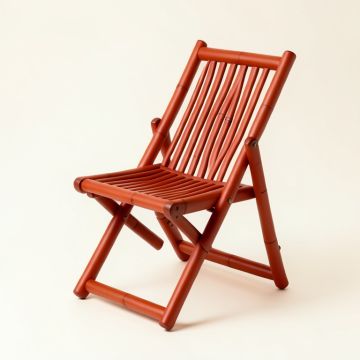 Fern Arc Folding Outdoor Chair (synthetic illustration; no displayed measurements)