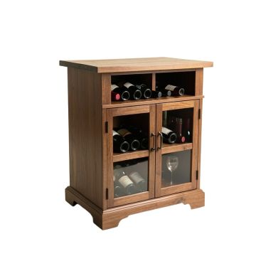 Darell Bar With Wine Storage
