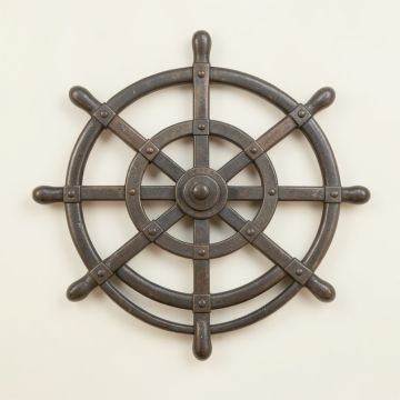 Wetzel Ship Wheel Wall Décor (synthetic illustration; no displayed measurements)