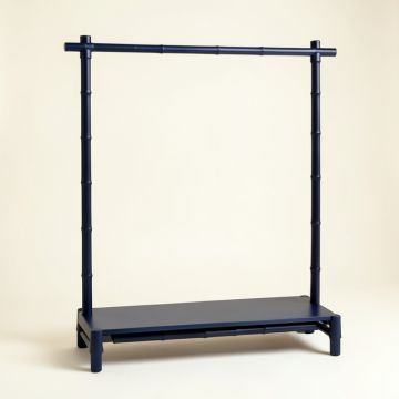 Reed Bridge Empty Garment Rack - Navy (synthetic illustration; no displayed measurements)