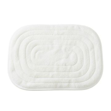 Willow Edge Bath Mat - White
