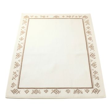 River Bend Rectangular Area Rug - White