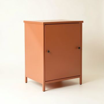 Pine Dale Freestanding Pull-Out Hamper Cabinet - Terracotta (synthetic illustration; no displayed measurements)