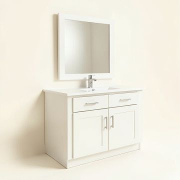 Trae 47 '' Single Bathroom Vanity Set (synthetic illustration; no displayed measurements)