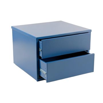 Lake Branch Small-Parts Storage Drawer Cabinet - Blue