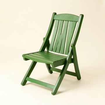 Holly Arc Folding Outdoor Chair (synthetic illustration; no displayed measurements)