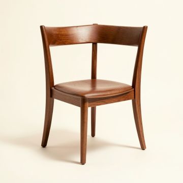 Gayla Solid Wood Cross Back Side Dining Chair (synthetic illustration; no displayed measurements)