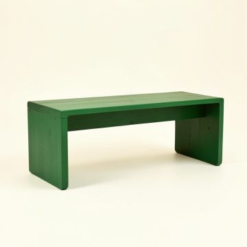 Cliff Canyon Indoor Bench - Green (synthetic illustration; no displayed measurements)