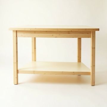 Brook Crossing Empty Workshop Workbench - Cream (synthetic illustration; no displayed measurements)