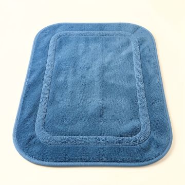 Pine Bend Bath Mat - Blue (synthetic illustration; no displayed measurements)