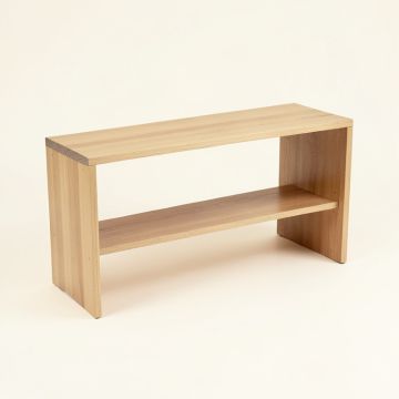 Nova Cubby Storage Bench (synthetic illustration; no displayed measurements)