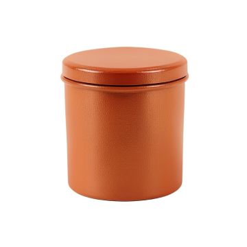Elm Bridge Storage Canister With Lid - Terracotta