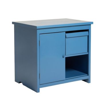 Cove Crest Freestanding Laundry Folding Counter - Blue