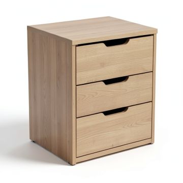3 - Drawer Storage Cabinet (synthetic illustration; no displayed measurements)