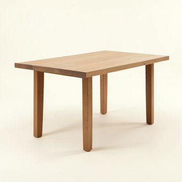 Lewin Solid Wood Dining Table (synthetic illustration; no displayed measurements)