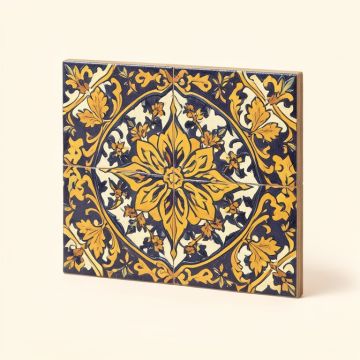 Zanzibar 8 '' X 8 '' Porcelain Spanish Wall & Floor Tile (synthetic illustration; no displayed measurements)