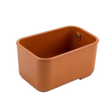 Elm Brook Empty Railing Planter With Integral Brackets - Terracotta