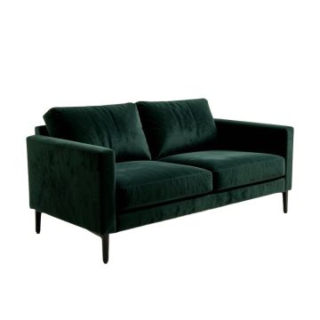 Frankie 86 '' Velvet Tuxedo Arm Sofa