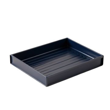 Alder Fold Empty Under-Desk Cable Tray - Navy