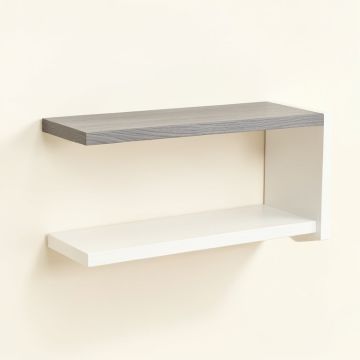 Fragoso 2 Piece Pine Solid Wood Floating Shelf (synthetic illustration; no displayed measurements)