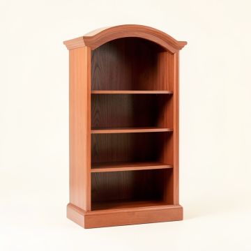Wren Arc Freestanding Bookcase - Terracotta (synthetic illustration; no displayed measurements)
