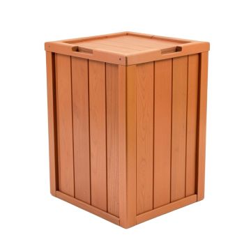 Birch Canyon Closed Outdoor Storage Box - Terracotta
