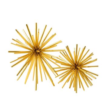 2 Piece Sienna Starburst Sculpture Set