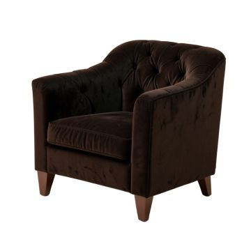 Alfredo 30.5 '' Wide Tufted Velvet Side Chair