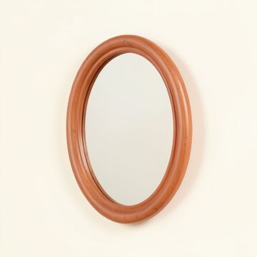 Slate Canyon Framed Wall Mirror - Terracotta (synthetic illustration; no displayed measurements)